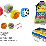 Balle yo-yo sportive avec effets lumineux 5,5 cm