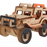 Puzzle 3D en bois Jeep