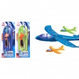 Avion à lancer avec effets lumineux 34 cm