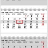 Calendrier mural 4 mois standard pliant 2026