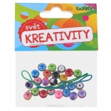 Perles colorées avec cordon