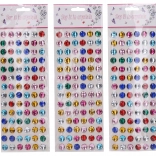 Autocollants avec strass – assortiment