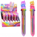 Stylo automatique multicolore Licorne pour enfants 10 en 1