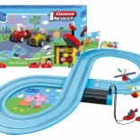 circuit de voitures Carrera First Peppa Pig 2,4 m