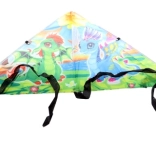 Cerf-volant avec motif de petits dragons 74 × 40 cm