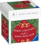 RAVENSBURGER Puzzle Happy Holidays : Joyeux Noël et bonne année 99 pièces