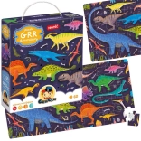 Puzzle CzuCzu Grr Dinosaures 60 pièces