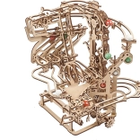Ugears piste de billes mécanique en bois avec entraînement à chaîne – puzzle 3D