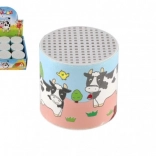 Canette avec son réaliste de vache