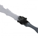 Épée lumineuse avec poignée en forme de lion – gris