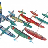 Avion planeur en mousse à lancer 18 cm – assortiment de modèles