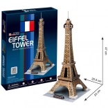 CubicFun puzzle 3D Tour Eiffel dorée, 39 pièces
