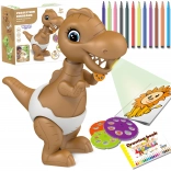 Woopie projecteur dinosaure pour dessiner avec feutres