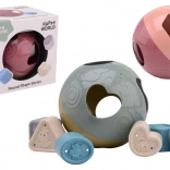 Boîte à formes sphérique en bioplastique Happy World