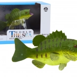 Figurine perche fluviatile verte 11 cm – Animaux du monde