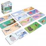 Véééliké puzzle duo : où vivent les animaux