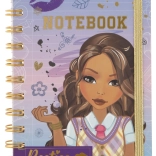 Carnet A6 Besties élégant à reliure à anneaux