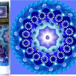 Peinture diamant 7D Mandala de minuit 30 × 30 cm