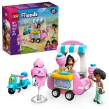Lego Friends stand de barbe à papa avec scooter