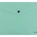 Pochette à pression A4 Pastelini verte