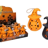 citrouille d’Halloween lumineuse 11 × 6,5 cm
