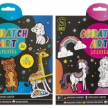 MOXY autocollants à gratter Monde arc-en-ciel