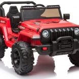 voiture électrique pour enfants Lean Cars rouge 12V avec roues EVA et Bluetooth