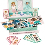 Tableau magnétique puzzle – métiers