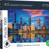 Puzzle TREFL UFT Cityscape – reflet de la ville de Perth, Australie, 1500 pièces
