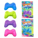pâte gluante en forme de manette de jeu 75 g, 4 couleurs