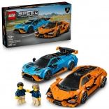 lego speed champions lamborghini revuelto et huracán sto – double set de voitures de course