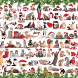 Puzzle Chats de Noël 1000 pièces