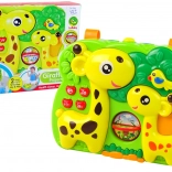 Panneau projecteur avec girafe et sons pour enfants