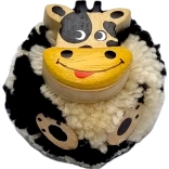 magnette en bois vache avec pompon 2Kids Toys