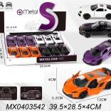 Voiture miniature en métal 1:32 avec portes ouvrantes et rétrofriction