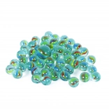 Billes en verre avec motifs arc-en-ciel