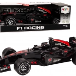 Voiture de course F1 à remontage 1:10, noire avec sons