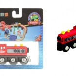 Maxim locomotive à vapeur – rouge