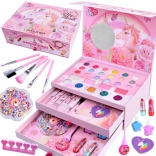 Valise de maquillage créatif pour enfants avec licorne