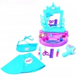 Coiffeuse pour enfants avec miroir et sèche‑cheveux fonctionnel