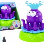 Arroseur de jardin Pieuvre avec fontaine et souffleur de bulles Violet
