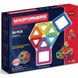 Jeu de construction magnétique ensemble de base 26 éléments