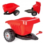 Woopie remorque basculante pour enfants Active Trailer, rouge, charge utile 35 kg