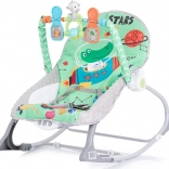 Transat vibrant pour bébés 2-en-1 Baby Spa Green