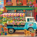 Puzzle EUROGRAPHICS Fourgonnette fleurie 1000 pièces