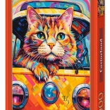 Puzzle 1000 pièces Cat Bus Travel