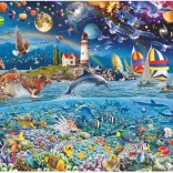 Puzzle panoramique vie 3000 pièces