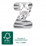 small foot lettre en bois Z