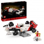 Lego Icons McLaren MP4/4 et Ayrton Senna – voiture de course de collection pour adultes