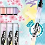 Surligneurs MAPED Fluo Peps Duo Pastel, set de 3 pièces
